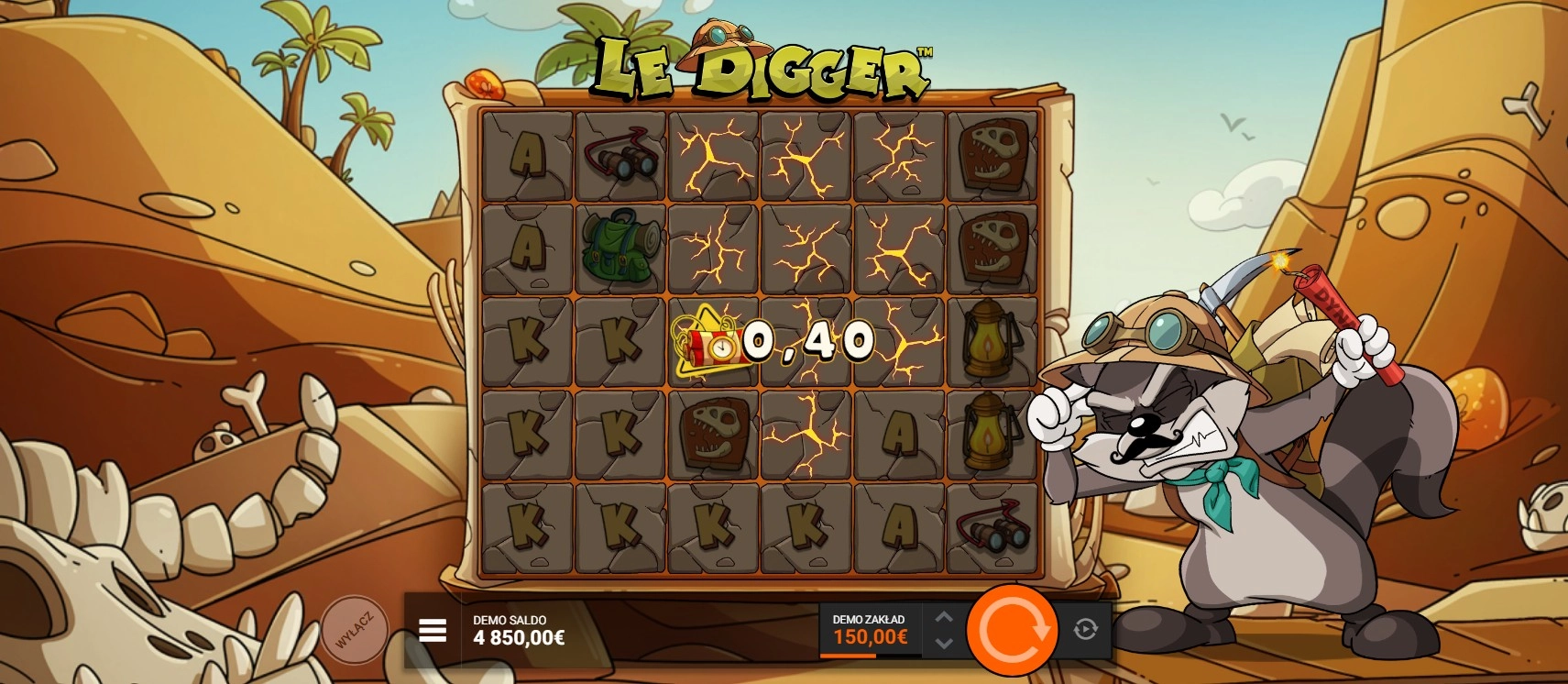 Dynamite Removal w Le Digger