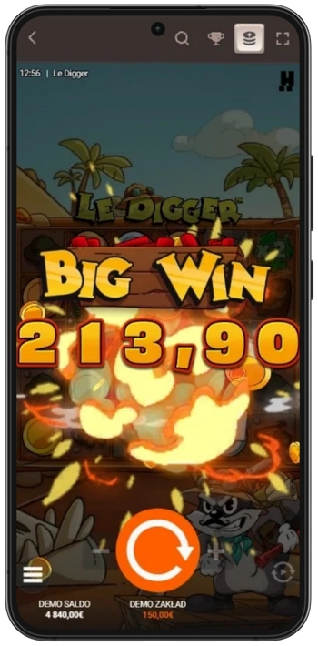 Wygrana kombinacja i Golden Reveals w Le Digger